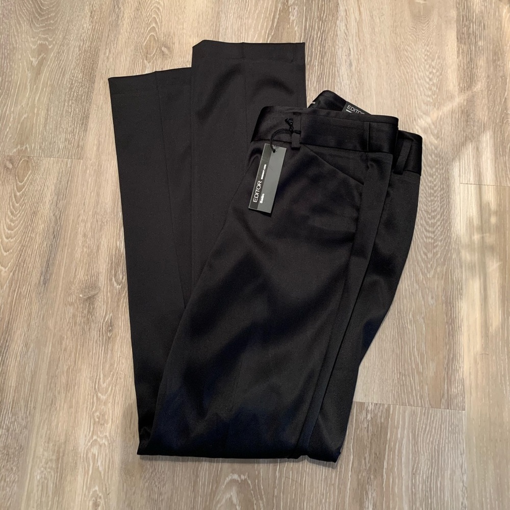 Express Black Skinny Pants with Tapered Fit